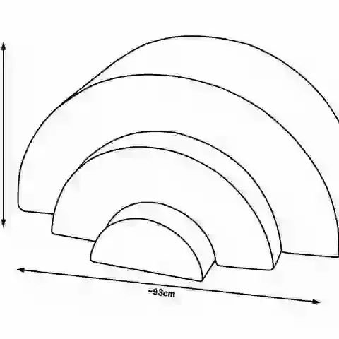 Rainbow Arch PVC Covers